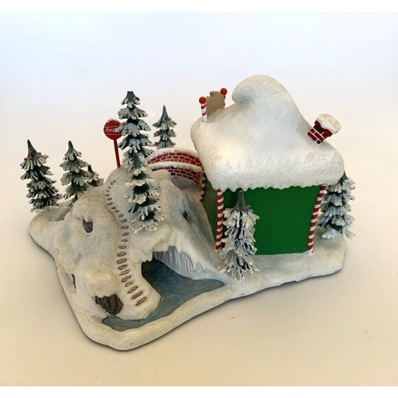 Hawthorne Village Coca-Cola Ice Cold Fun Vintage 2002 Scene w/COA & Light 78634 - Picture 5 of 10